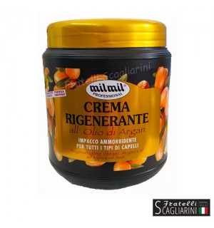 MIL MIL Μαλακτική κρέμα μαλλιών olio di argan 1000ml.