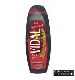 VIDAL ΑΦΡΟΛΟΥΤΡΟ RED AGARWOOD 500ml.