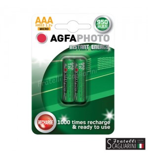 ΜΠΑΤΑΡΙΕΣ AGFA ΕΠΑΝΑΦΟΡΤΙΖΟΜΕΝΕΣ Ni-MH 1.2V 950mAh ΑΑΑ 2τεμ.