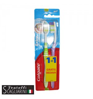 ΟΔΟΝΤΟΒΟΥΡΤΣΑ COLGATE EXTRA CLEAN ΜΕΤΡΙΑ 2τεμ.