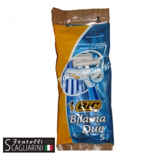ΞΥΡΑΦΑΚΙΑ BIC TWIN ΜΠΛΕ 5τεμ.
