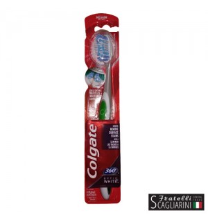 ΟΔΟΝΤΟΒΟΥΡΤΣΑ COLGATE 360 OPTIC WHITE ΜΕΤΡΙΑ ΟΔΟΝΤΟΒΟΥΡΤΣΑ COLGATE 360 OPTIC WHITE ΜΕΤΡΙΑ