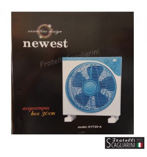 NEWEST ΑΝΕΜΙΣΤΗΡΑΣ ΔΑΠΕΔΟΥ 30cm 50W BOX FAN NEWEST ΑΝΕΜΙΣΤΗΡΑΣ ΔΑΠΕΔΟΥ 30cm 50W BOX FAN