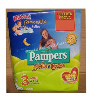 Πάνες Pampers MIDI Νο3  4-9 κιλά.