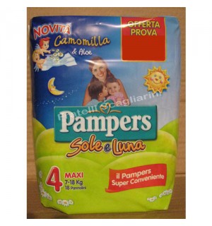 Πάνες Pampers MAXI Νο4  7-18 κιλά.