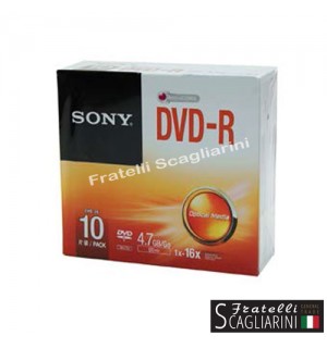 DVD-R SLIM CASE SET 10τεμ.