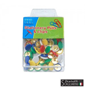 ΠΙΝΕΖΕΣ ΜΕΤΑΛΛΙΚΕΣ ΧΡΩΜΑΤΙΣΤΕΣ 50τεμ