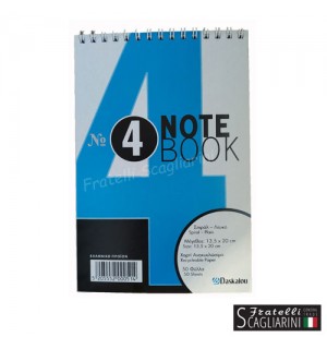 ΜΠΛΟΚ ΣΗΜΕΙΩΣΕΩΝ ΣΠΙΡΑΛ ΛΕΥΚΟ Νο4