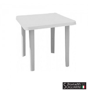 ΤΡΑΠΕΖΙ ΛΕΥΚΟ ΡΟΔΟΣ 70Χ70 cm