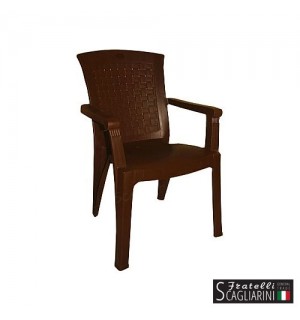 ΚΑΡΕΚΛΑ ΤΥΠΟΥ RATTAN VALERIA ΚΑΦΕ