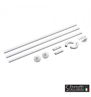 ΒΡΑΧΙΟΝΑΣ ΜΠΑΝΙΟΥ ΓΩΝΙΑ ΛΕΥΚΟΣ 90Χ90Χ90cm ΒΡΑΧΙΟΝΑΣ ΜΠΑΝΙΟΥ ΓΩΝΙΑ ΛΕΥΚΟΣ 90Χ90Χ90cm